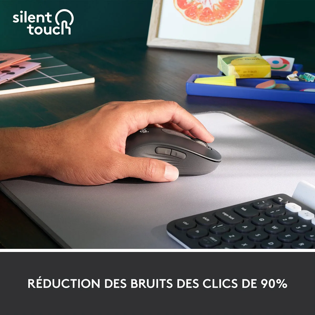 Logitech Signature M650 L Gaucher - Sans-Fil - Graphite, vue 4