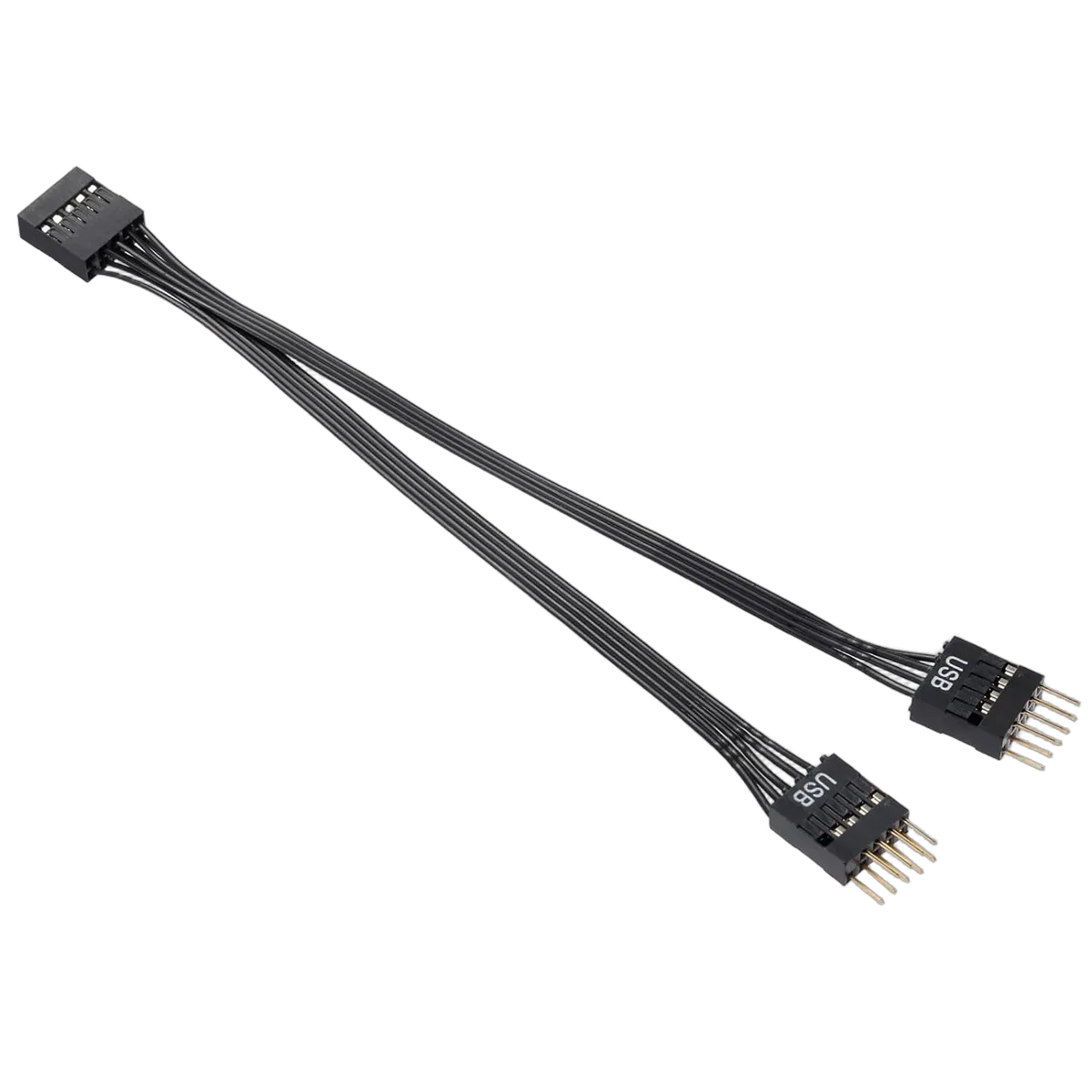Compatible Câble splitter USB 2.0 9pin pour carte mère, vue 1