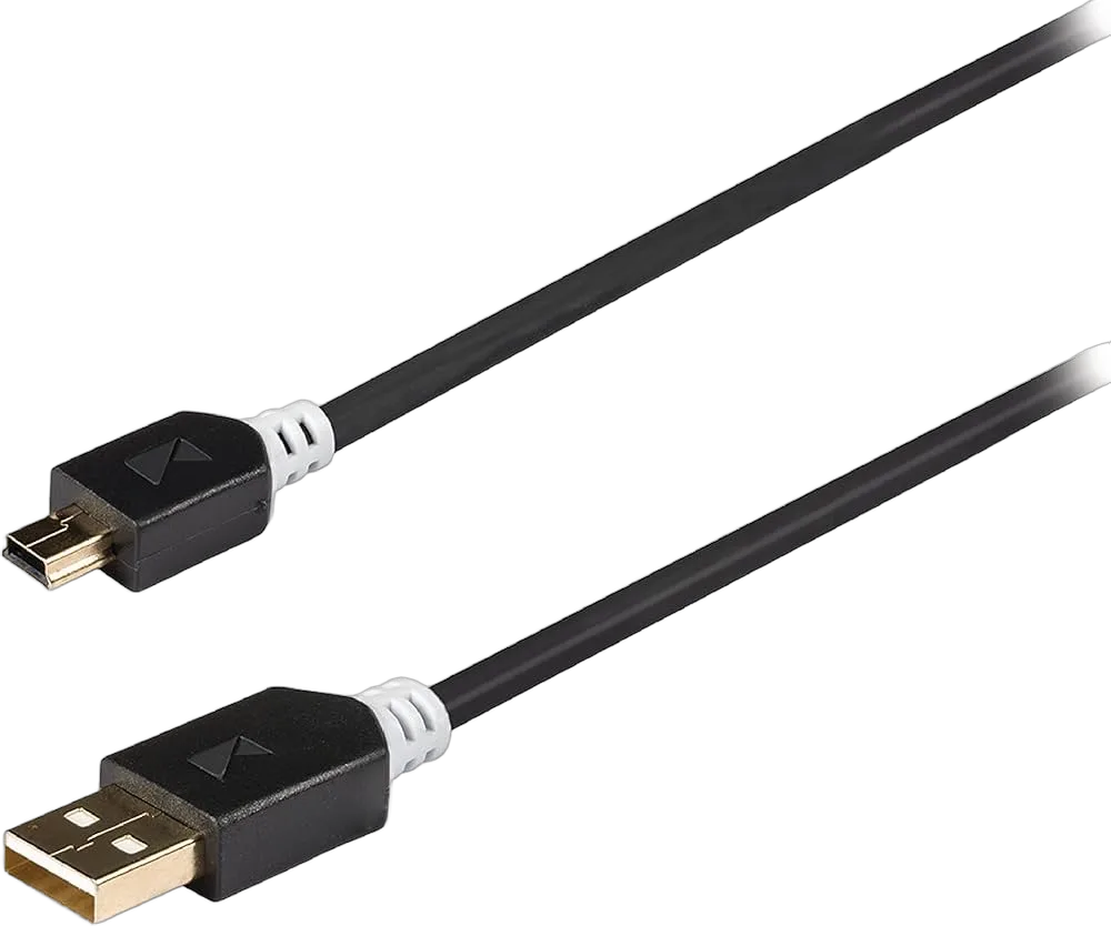 Câble USB-A/Mini USB mâle/mâle - 3m - Anthracite, vue 1