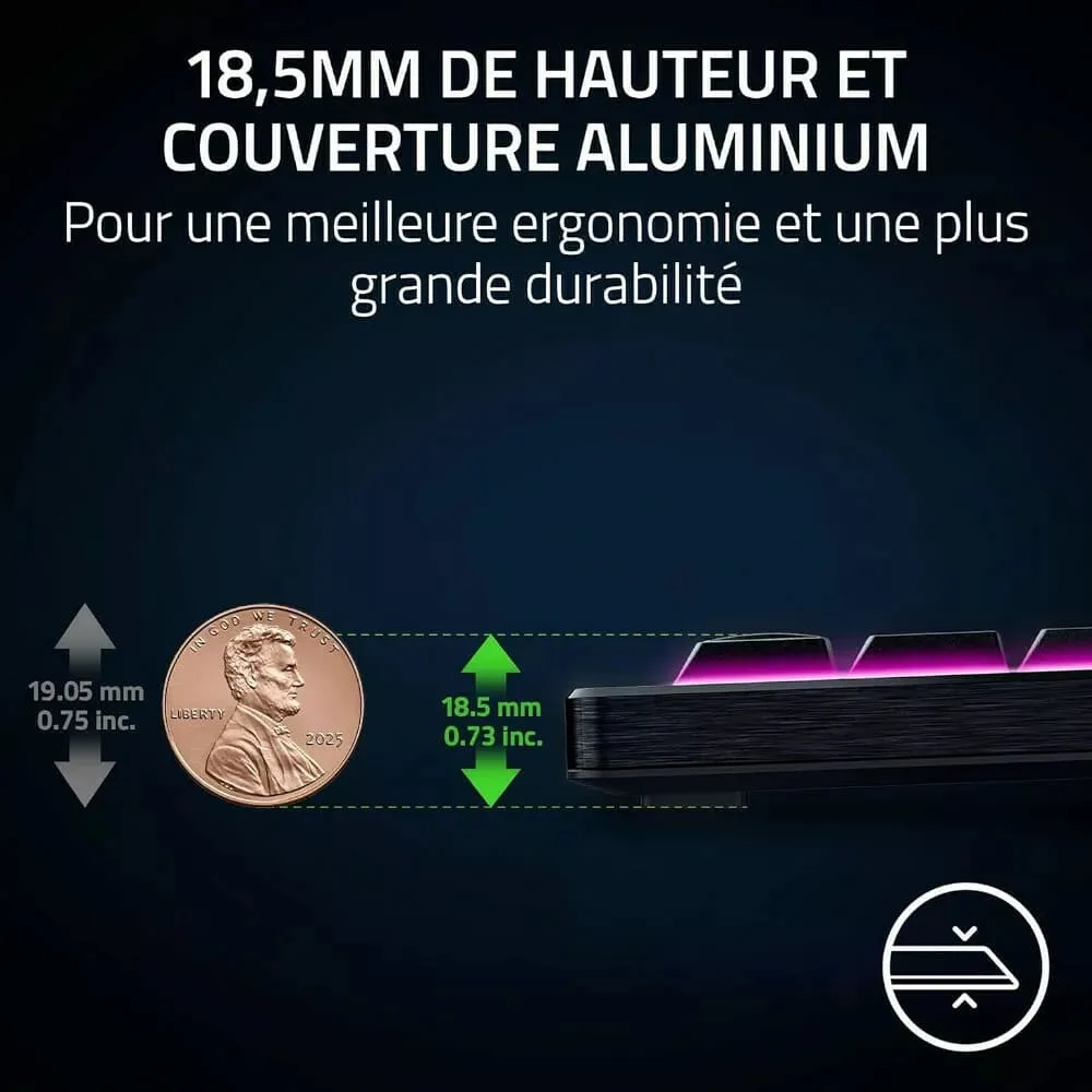 Razer BlackWidow V4 TKL LP HyperSpeed - Orange Switch-Seconde Vie, vue 5