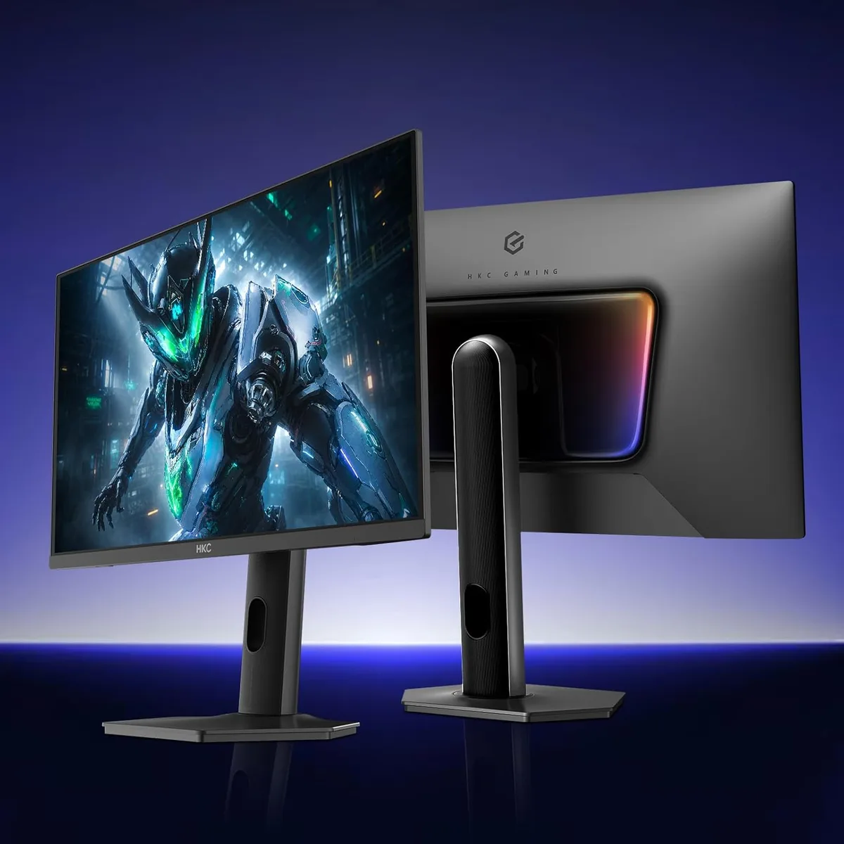 HKC GS27QTS - 27" OLED QHD 280Hz 0.03ms Pivot Compatible G-Sync FreeSync, vue 2