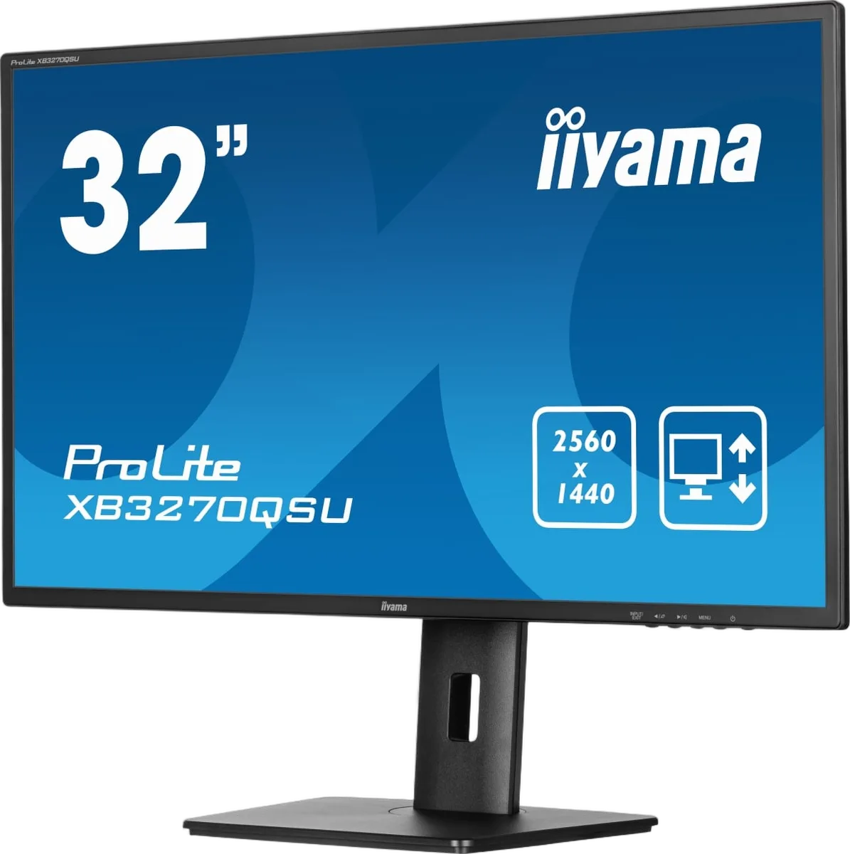Iiyama PROLITE XB3270QSU-B1 - 31.5" QHD 100Hz IPS 3ms Pied réglable, vue 4