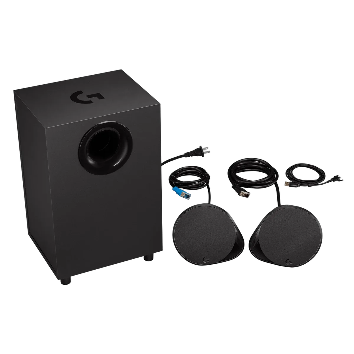 Logitech G560 LightSync - Noir, vue 3