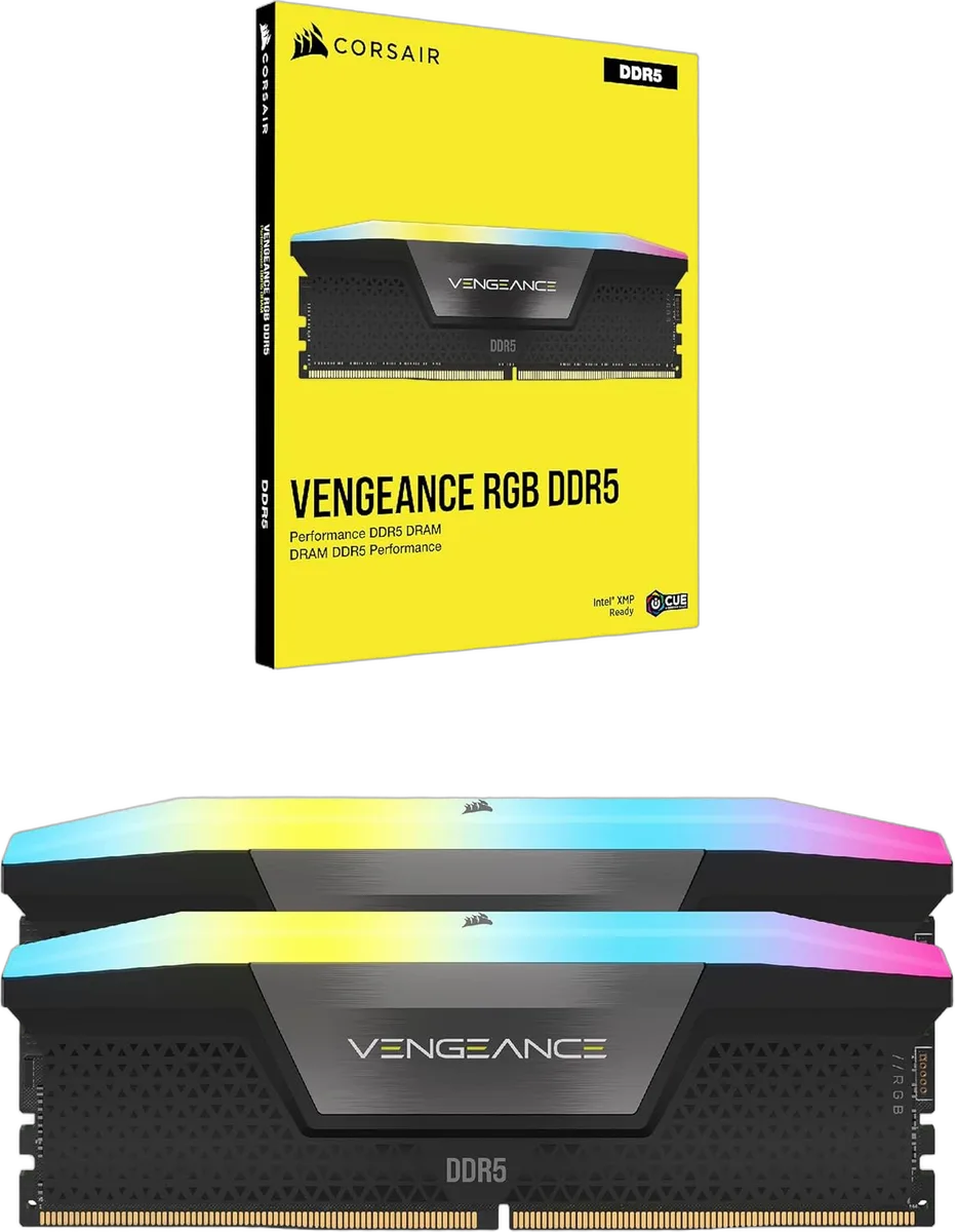 Corsair Vengeance RGB 16Go (2x8Go) DDR5 5200MHz, vue 2