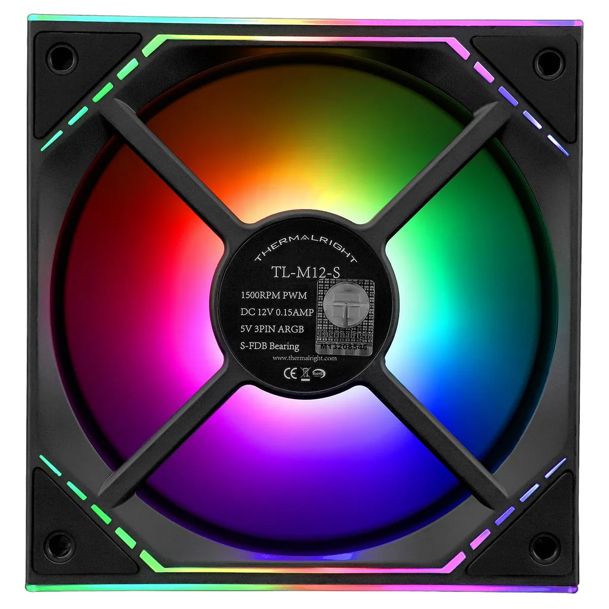 Thermalright TL-M12-S - 120mm - Noir, vue 4