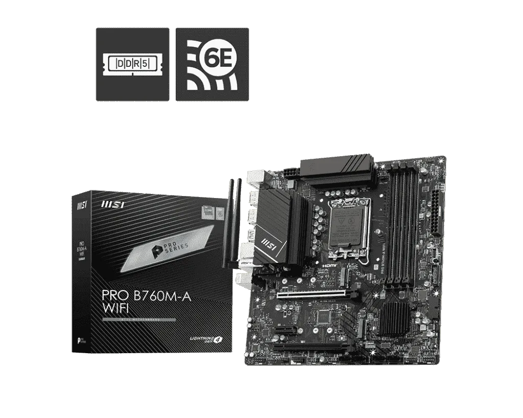 MSI PRO B760M-A WIFI-Seconde Vie, vue 1