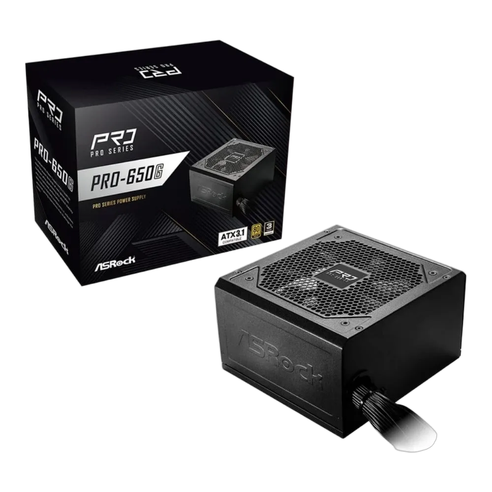 ASRock ATX 650W - 80+ Gold - PRO-650G, vue 1