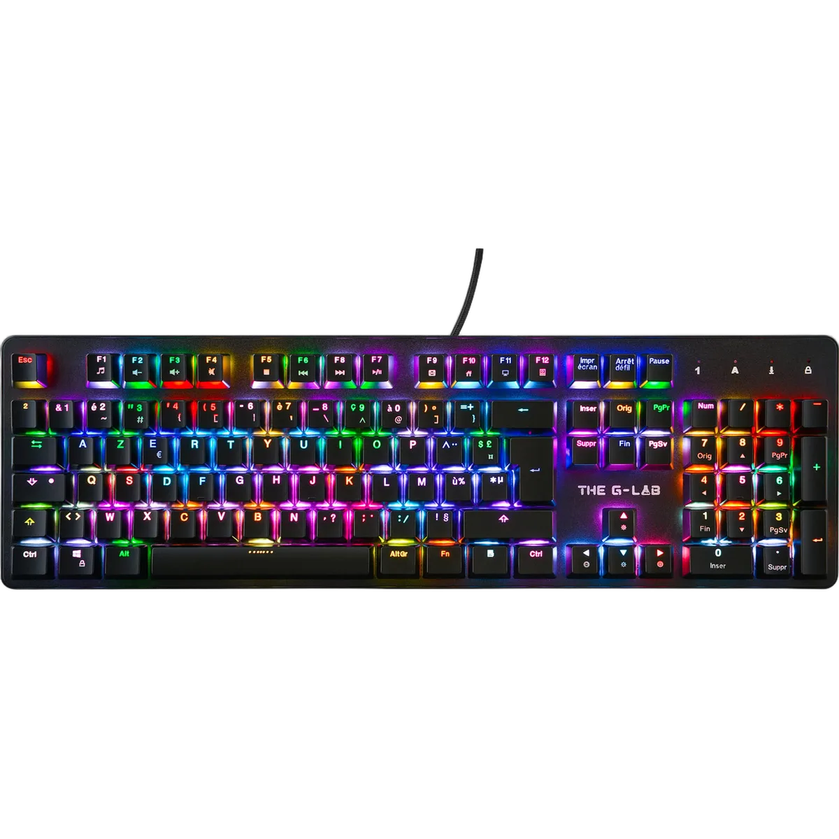 The G-LAB Keyz Rubidium-E - Mécanique - Filaire - RGB - Noir, vue 4