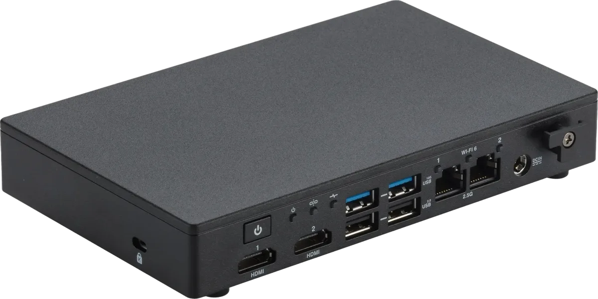 Asus NUC 13 Rugged - N50 M2 Wifi/BT LAN 2.5G DDR5 So-DIMM, vue 1