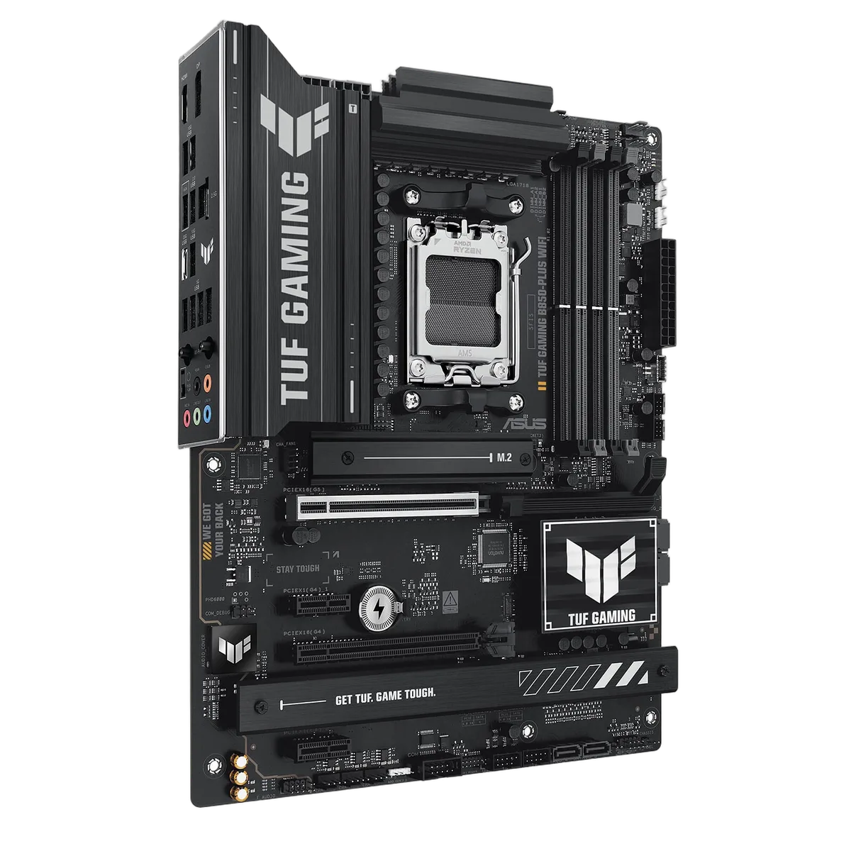 Asus TUF GAMING B850-PLUS WIFI, vue 3