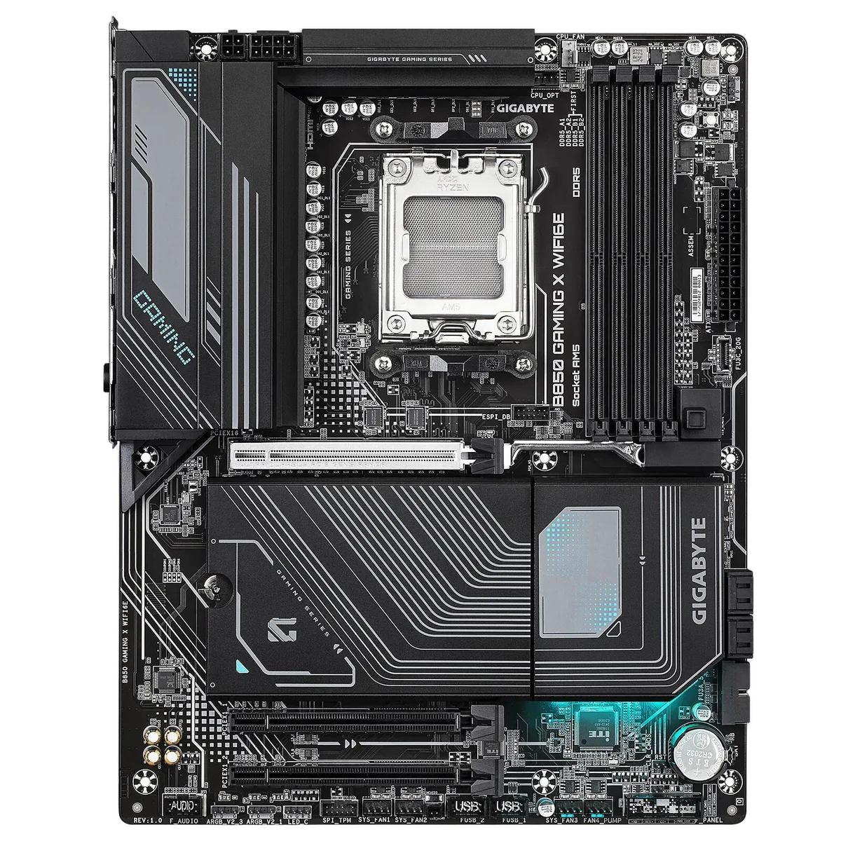 Gigabyte B850 GAMING X WIFI6E, vue 2