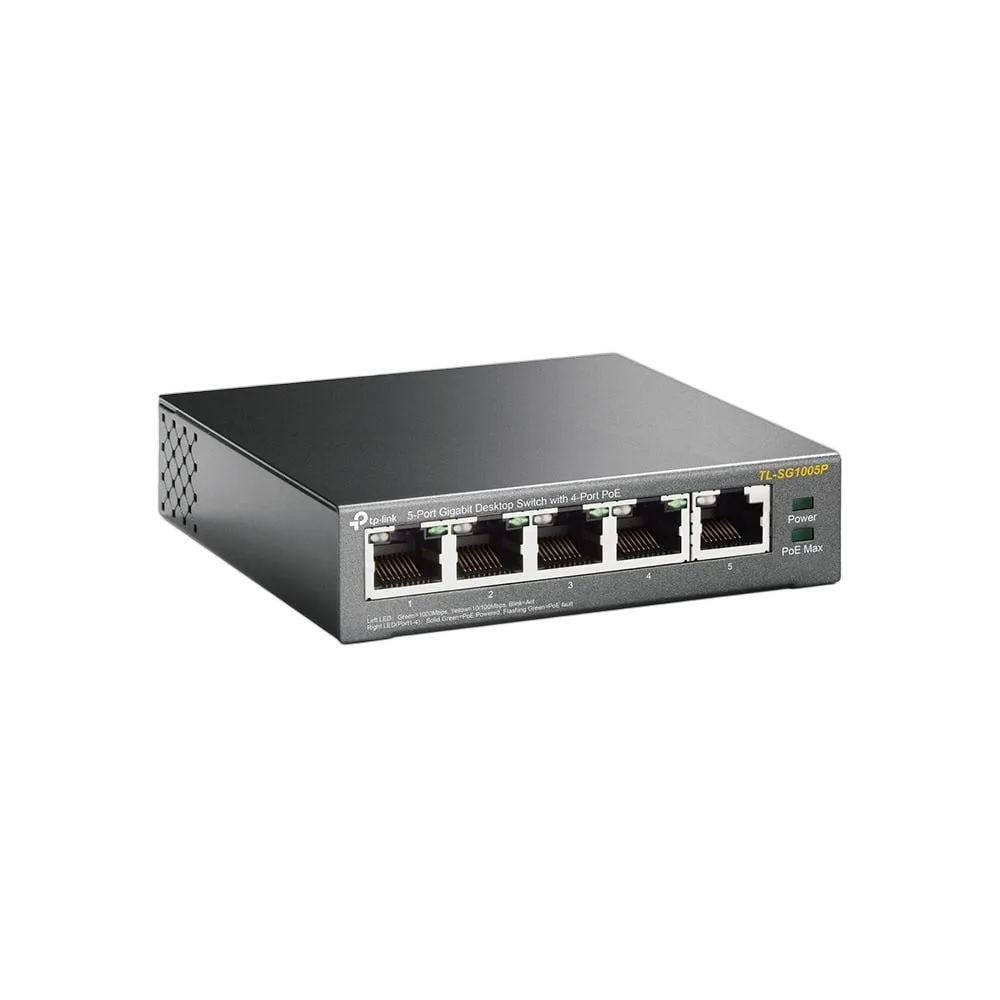 TP-Link TL-SG1005P - 5 Ports Gigabit dont 4 PoE, vue 3