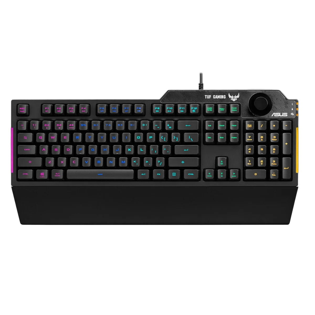 Asus TUF K1 - Membrane - Filaire - RGB - Noir, vue 1