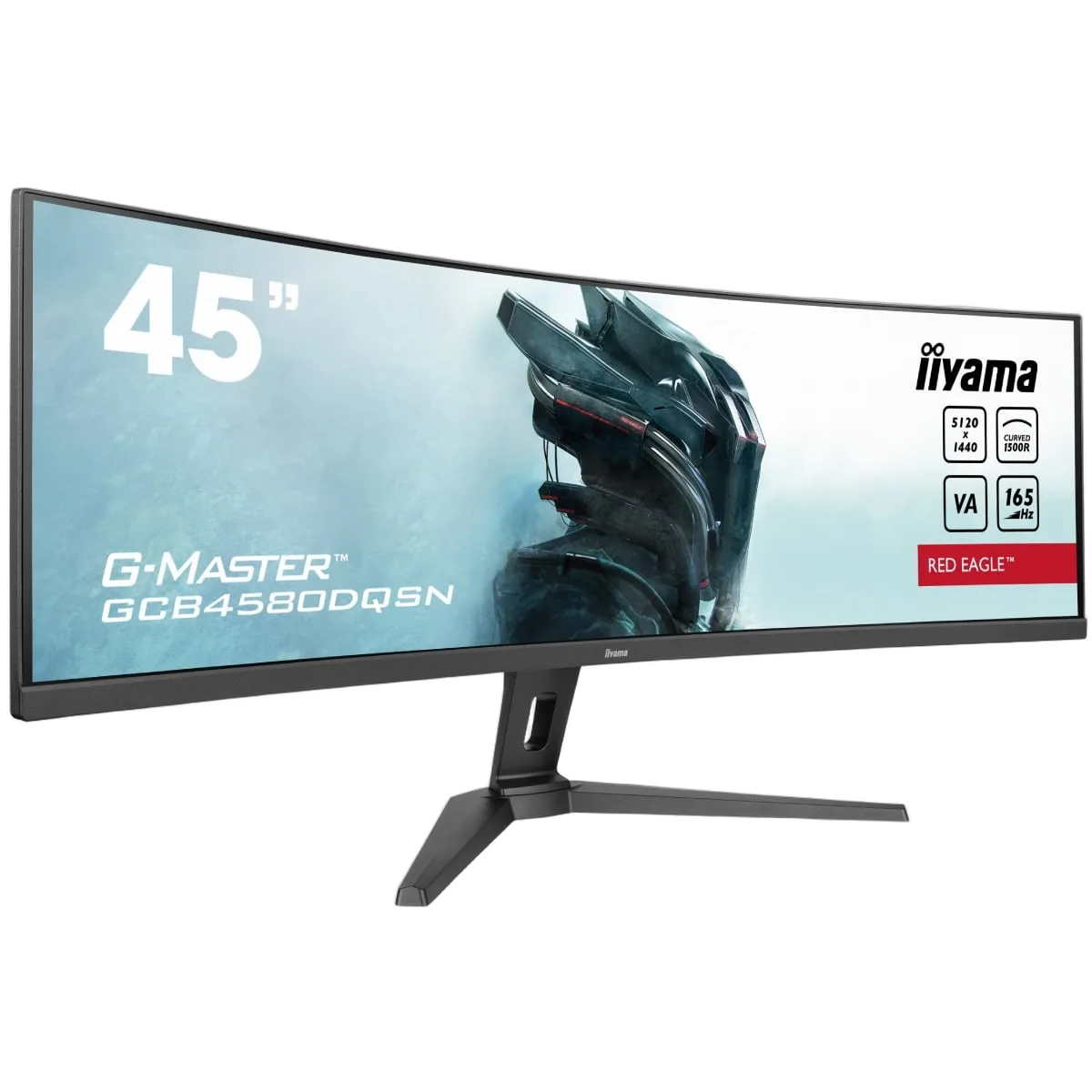 Iiyama G-MASTER GCB4580DQSN-B1 - 45" CURVE Dual QHD 165Hz VA 0.8ms FreeSync, vue 2