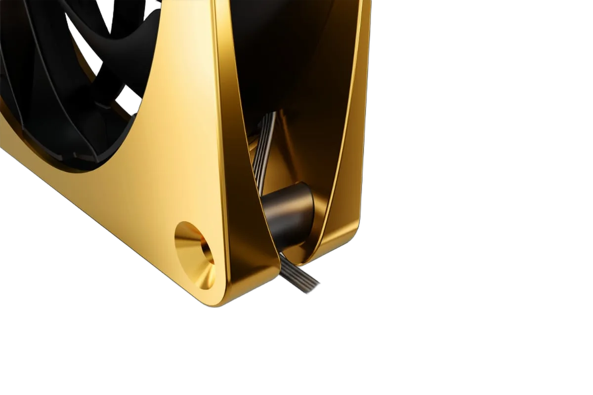 Alphacool Apex Stealth Metal 120mm - 3000rpm GOLD, vue 3