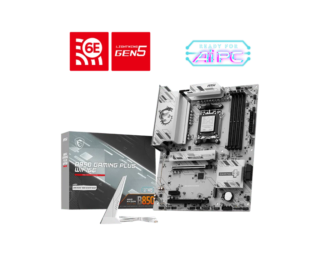 MSI B850 GAMING PLUS WIFI6E, vue 1