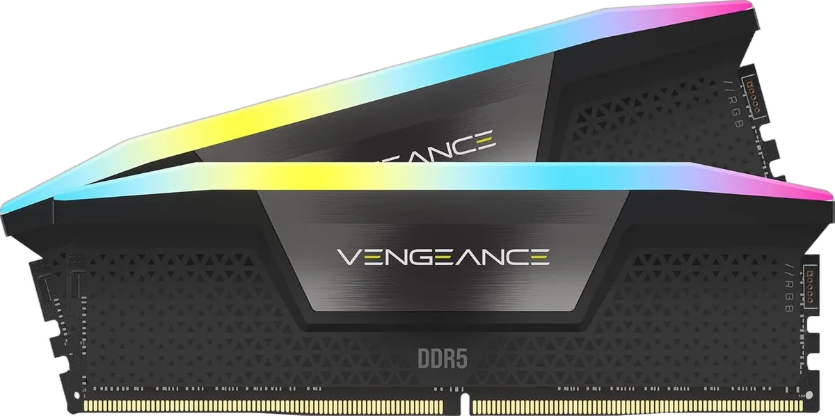 Corsair Vengeance RGB 16Go (2x8Go) DDR5 5200MHz, vue 1