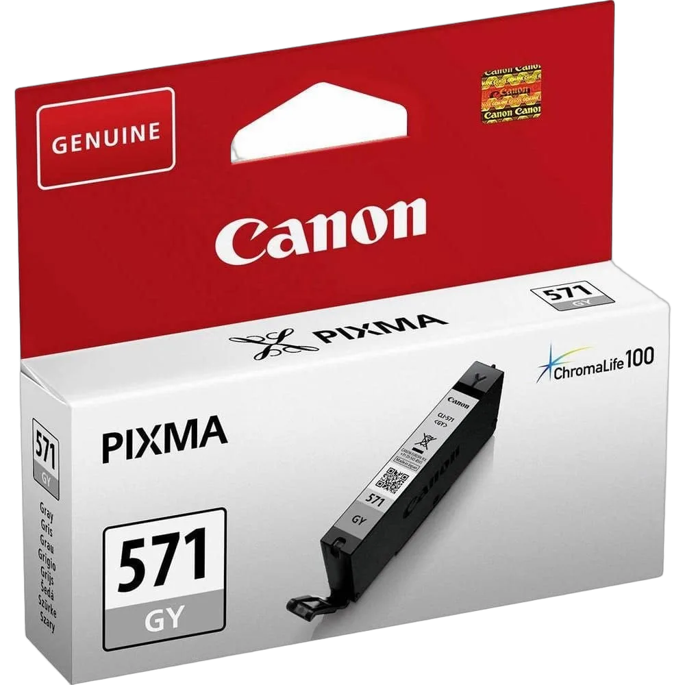 Canon Cartouche CLI-571 GY Gris, vue 1