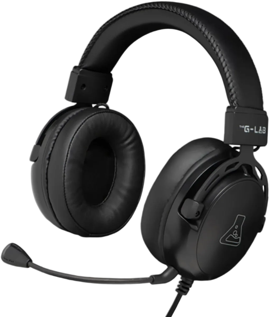The G-LAB KORP-TITANIUM - Noir/Filaire/Stéréo, vue 1