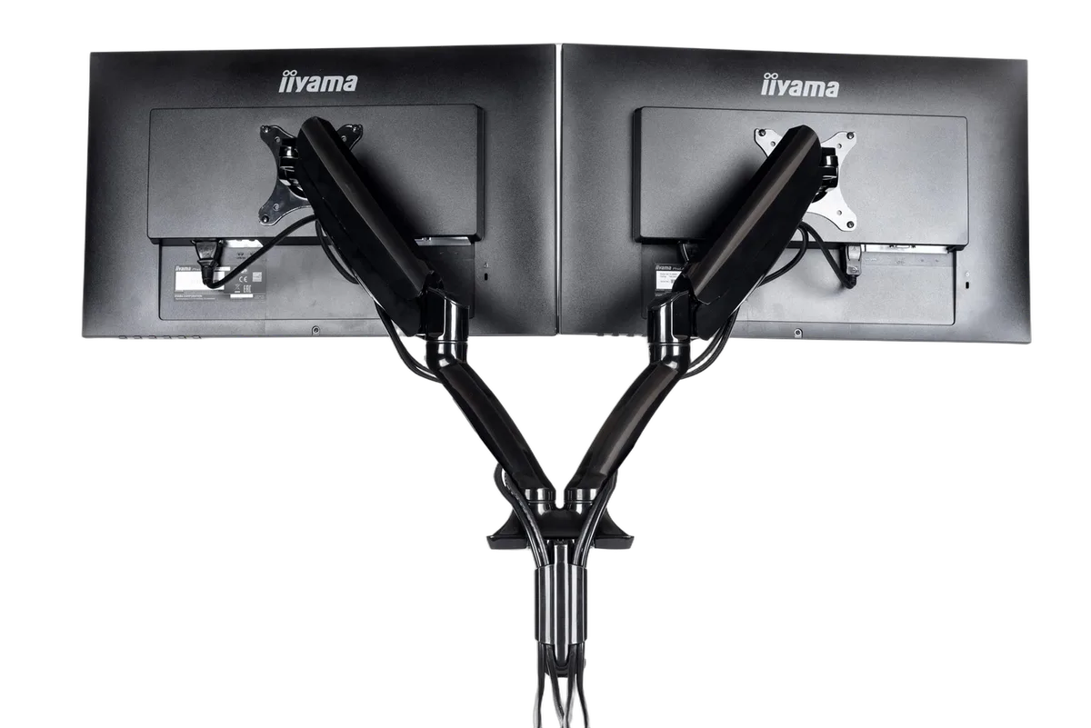 Iiyama 27" FHD 240Hz Fast-IPS G-Sync + 27" FHD 120Hz + Bras double, vue 12