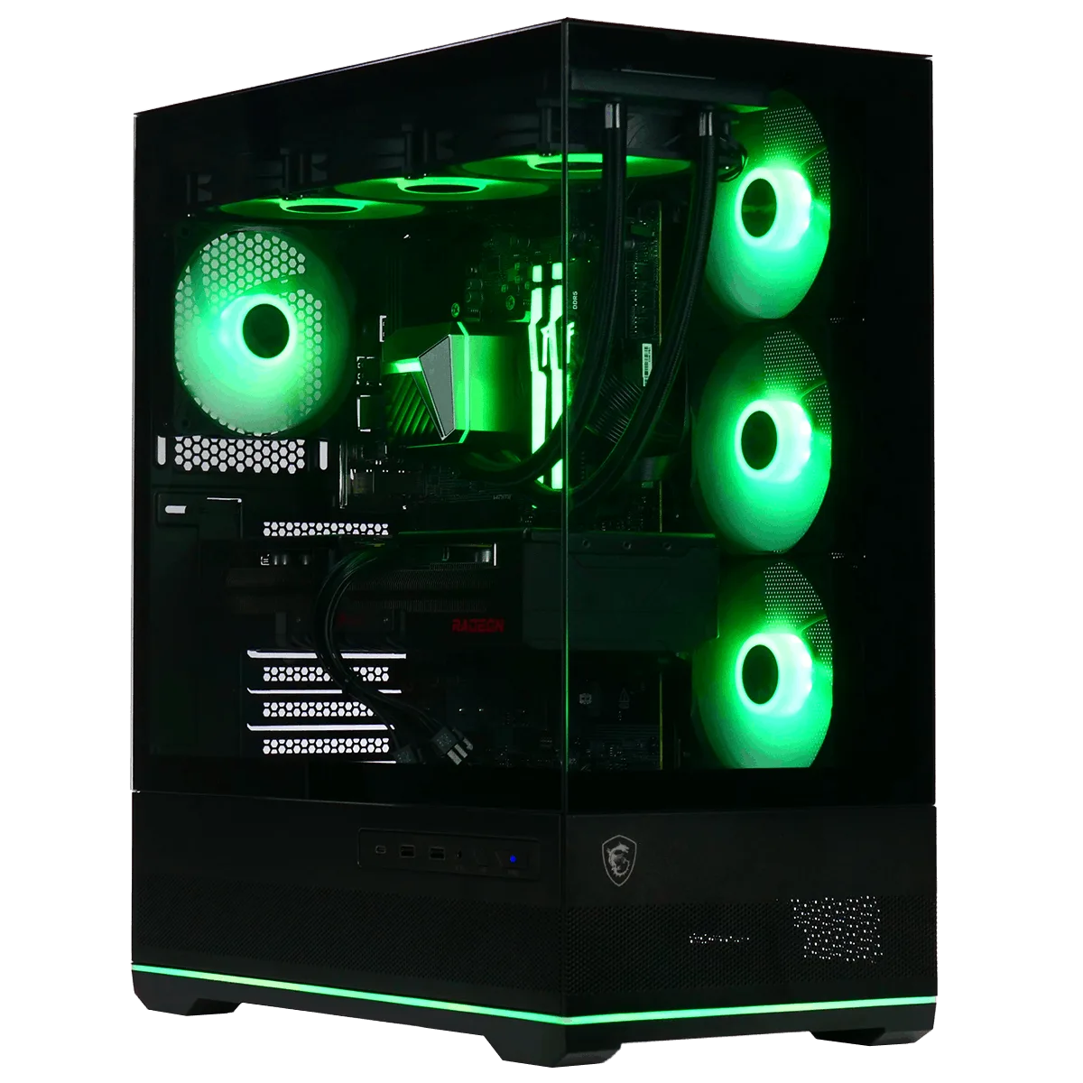 MONSTER - R7-7800X3D/9070XT/32Go/1To, vue 1