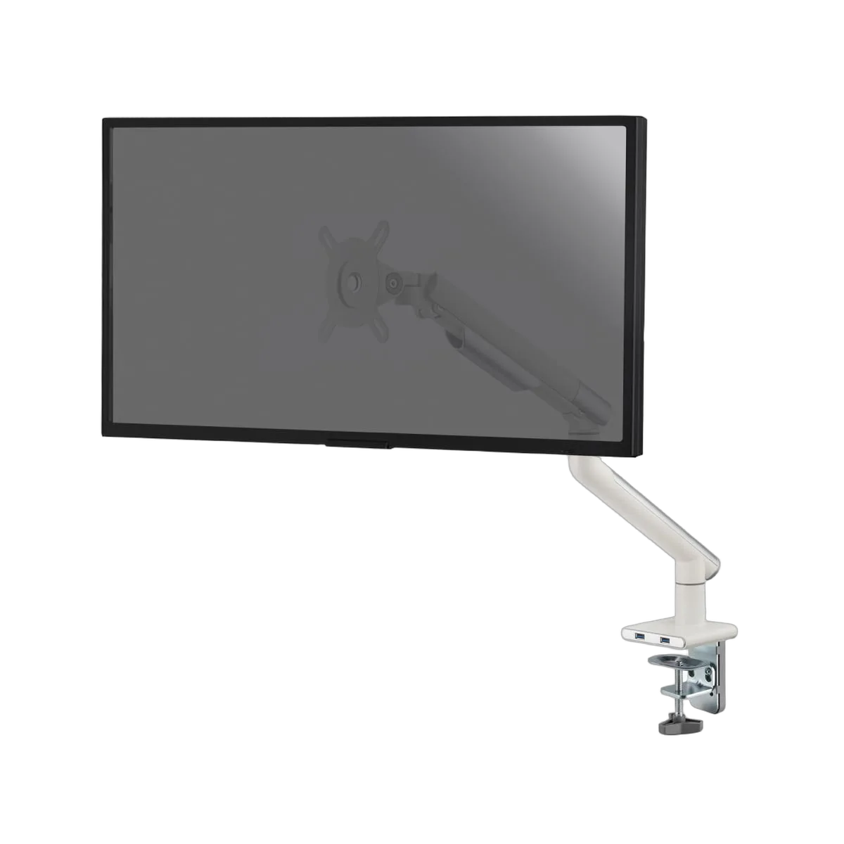 Kimex International Support de bureau Full Motion écran 17"- 32" Blanc VESA Max 100x100 Charge Max 9Kg, vue 1