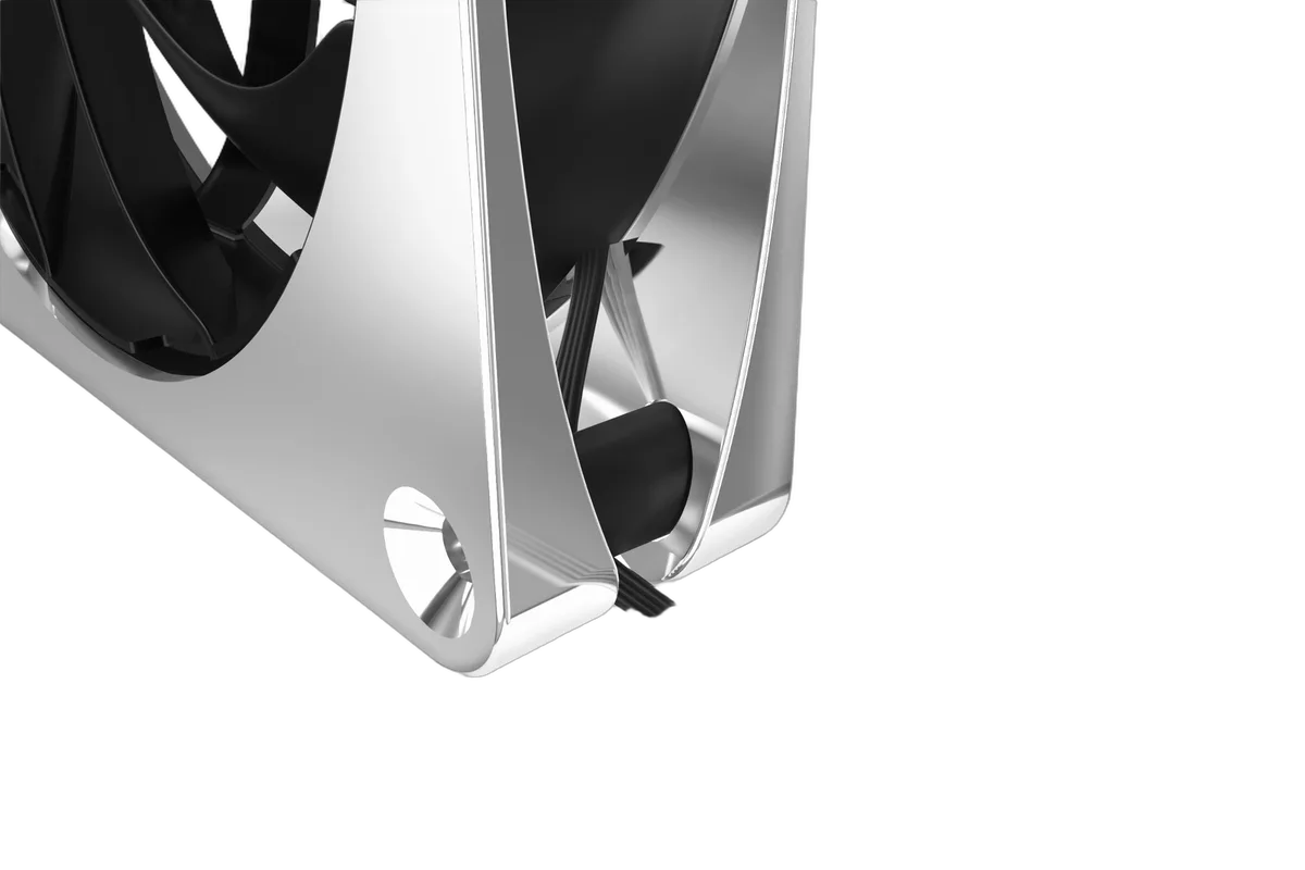 Alphacool Apex Stealth Metal 120mm - 2000rpm Chrome, vue 3