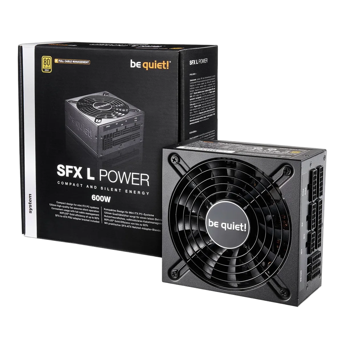 be quiet! SFX-L 600W - 80+ Gold - SFX-L POWER, vue 1