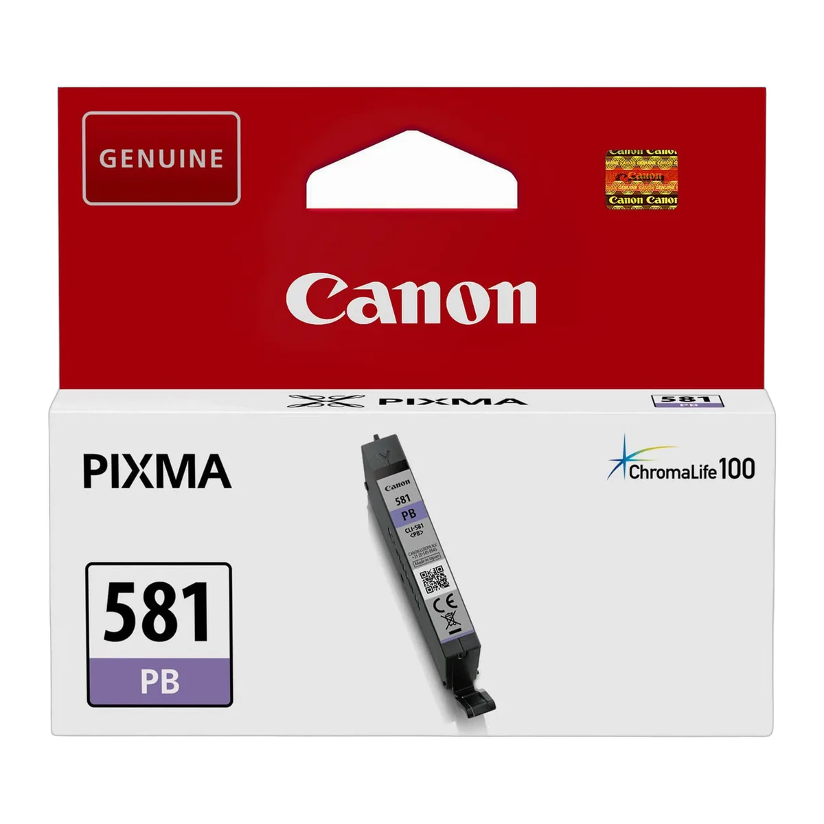 Canon Cartouche Bleue CLI-581 PB - 2107C001, vue 1