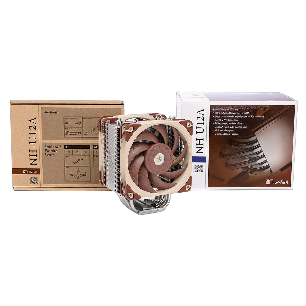 Noctua NH-U12A - 120mm, vue 2