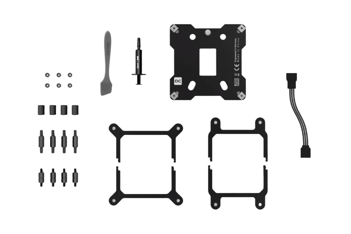 Alphacool Waterblock CPU Core 1 LT Aurora Acrylic, vue 3