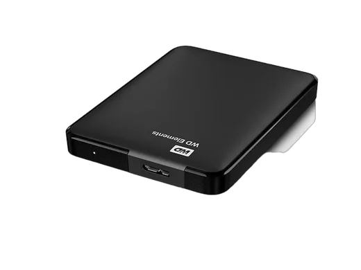 WD 1To - Elements Portable - WDBUZG0010BBK-WESN, vue 1