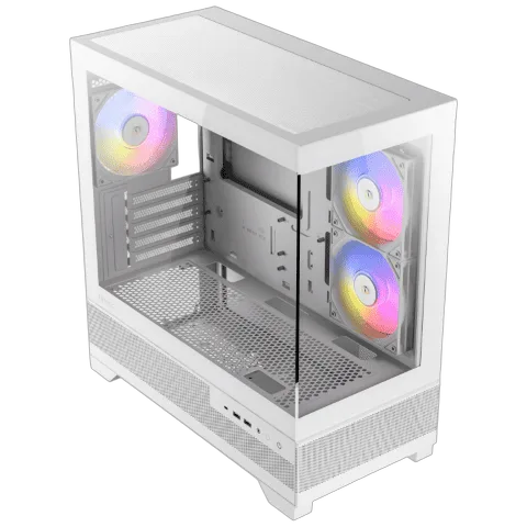 Antec CX500M ARGB - mT/Sans Alim/Micro-ATX - Blanc