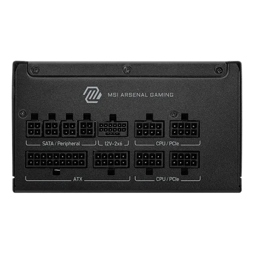 MSI ATX 750W - 80+ Gold - MAG A750GLS PCIE5 Noir