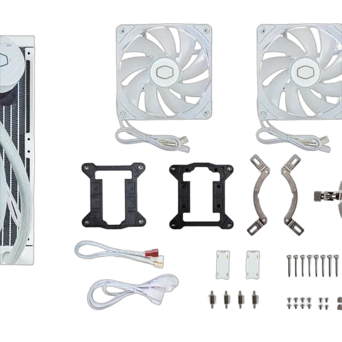 Cooler Master MasterLiquid 240L Core ARGB Blanc, vue 6