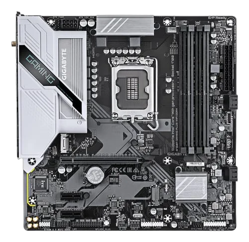 Gigabyte B760M GAMING PLUS WIFI DDR4, vue 2