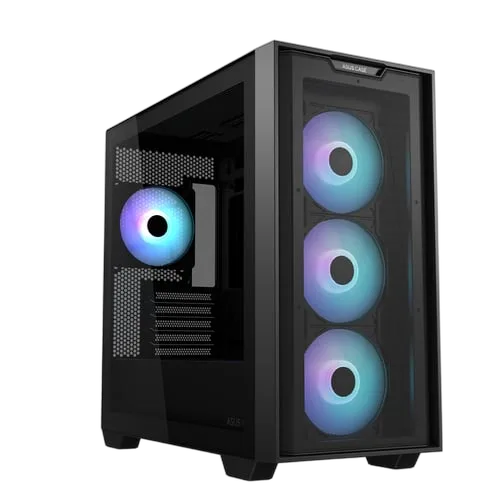 Asus A21 PLUS TG ARGB Noir - MT/Sans Alim/mATX