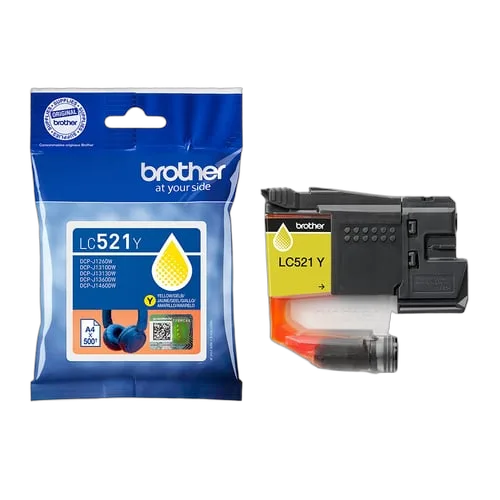 Brother Cartouche d'encre LC521Y - Jaune, vue 5