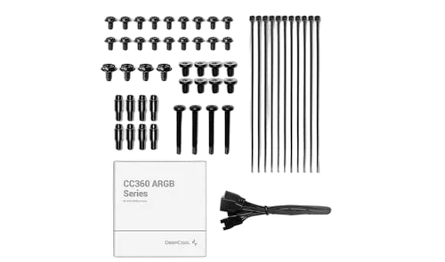 Deepcool CC360 ARGB Noir - mT/Sans Alim/Micor-ATX, vue 10