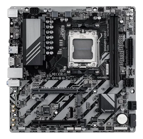 Gigabyte B840M D2H, vue 2