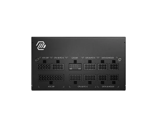 MSI MAG A850GL PCI-E 5 Noir - 80+ GOLD Full Modulaire