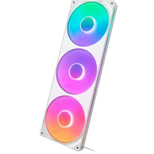 NZXT F420RGB Core Fan (Single Frame) - Blanc, vue 2
