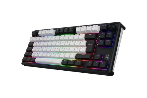 Hator Skyfall 80 MAG Ultima 8K TKL - Magnétique - Sans-Fil - RGB - Blanc/Noir, vue 3