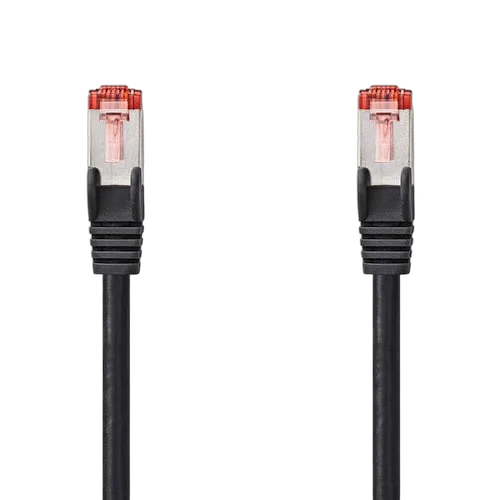 Nedis Cable RJ45 male/male - CAT6 S/FTP - Noir - 1m