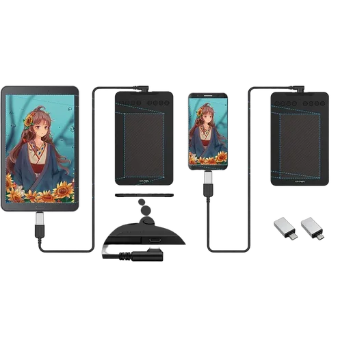 XPPEN DECO Mini7 V2 - 5080LPI 7" Noir