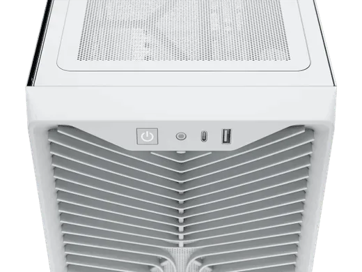 Corsair 3200D RS Blanc + RM850e, vue 2
