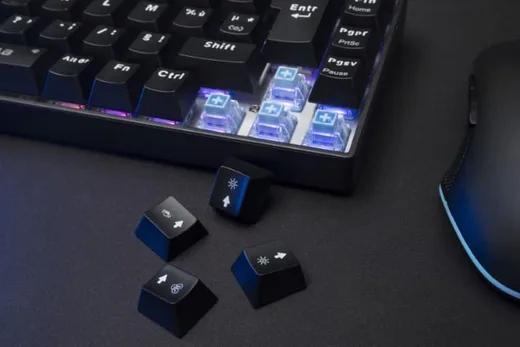 The G-LAB Keyz Titanium HE 65% - Magnétique - Filaire - RGB - Noir, vue 3