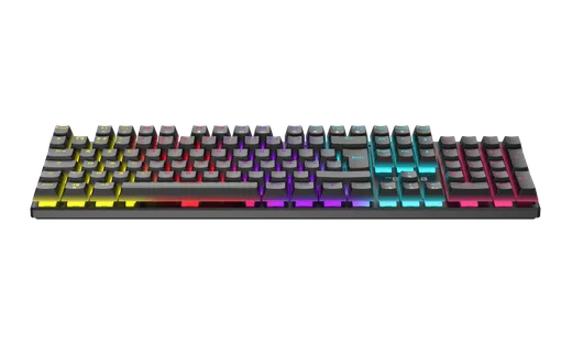 The G-LAB Keyz Radium - Full-Size - Membrane - Filaire - RGB - Noir