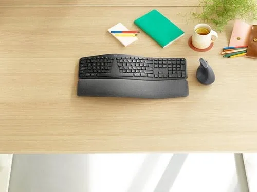 Logitech K860 for Business - Membrane - Sans-Fil - Graphite, vue 5