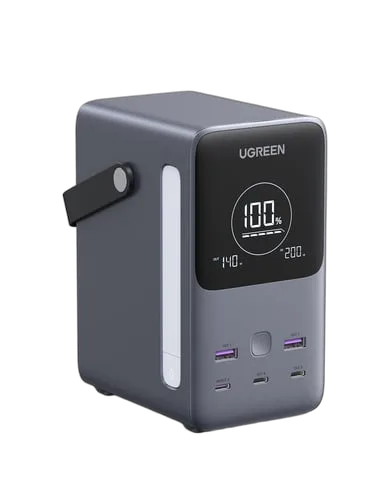 UGREEN PowerBank 5 ports - 48000mAh - 300W - Gris, vue 5